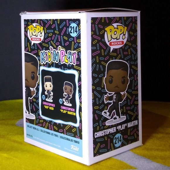 Christopher "Play" Martin Kid N Play Rock Icons Funko Pop 214 NIB - Picture 2 of 4